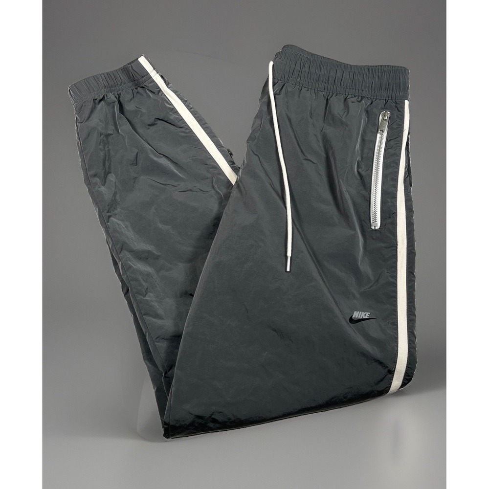 Nike Sportswear Woven Track Pants Men's Medium Gray Unlined Tapered DD7036-073